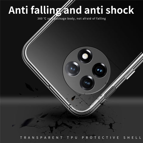 MOFI Protective Phone Case for OnePlus 11 5G , Soft TPU Anti-scratch Mobile Phone Cover