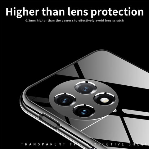 MOFI Protective Phone Case for OnePlus 11 5G , Soft TPU Anti-scratch Mobile Phone Cover
