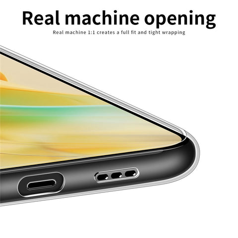MOFI for Oppo Reno8 T 4G Phone Case Clear TPU Phone Cover with Camera Protection