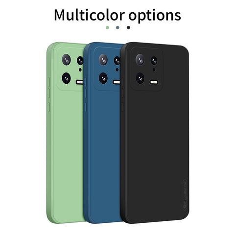 PINWUYO JK TPU-2 Series TPU Phone Case for Xiaomi 13 5G Fiber Flocking Lining Precise Cutouts Cover