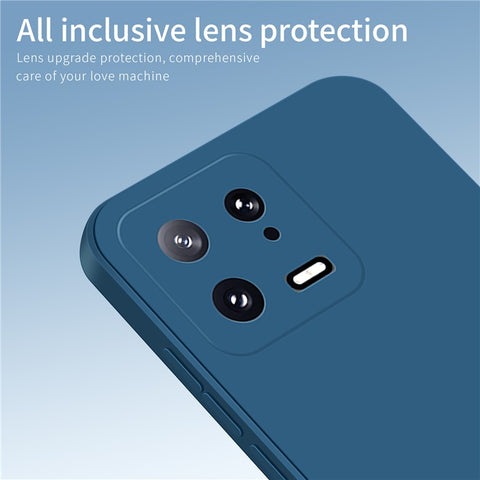 PINWUYO JK TPU-2 Series TPU Phone Case for Xiaomi 13 5G Fiber Flocking Lining Precise Cutouts Cover