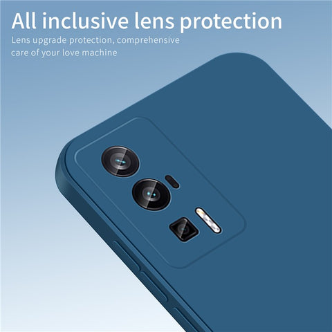 PINWUYO JK TPU-2 Series Phone Case for Xiaomi Poco F5 Pro 5G / Redmi K60 Pro 5G / K60 5G Fiber Flocking Lining Soft TPU Phone Cover