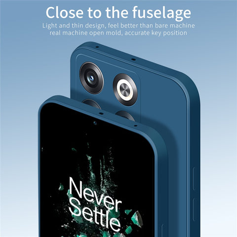 PINWUYO For OnePlus Ace Pro 5G / 10T 5G Phone TPU Case Fiber Flocking Lining Anti-Drop Phone Cover