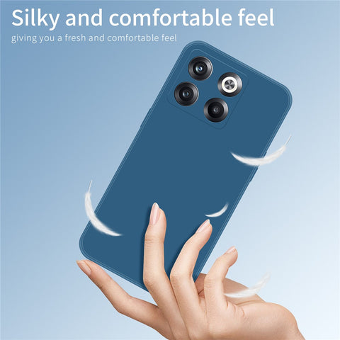 PINWUYO For OnePlus Ace Pro 5G / 10T 5G Phone TPU Case Fiber Flocking Lining Anti-Drop Phone Cover