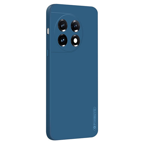 PINWUYO For OnePlus 11 5G Phone Case Fiber Flocking Lining Camera Lens Protection TPU Cover