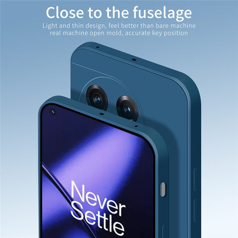 PINWUYO For OnePlus 11 5G Phone Case Fiber Flocking Lining Camera Lens Protection TPU Cover