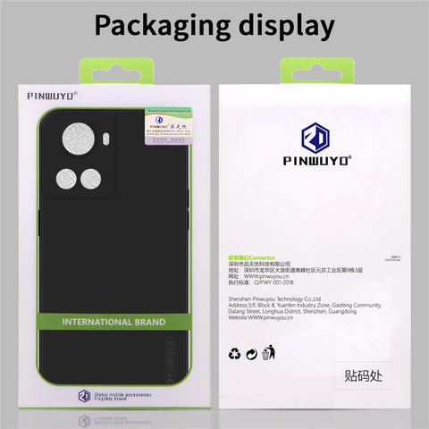 PINWUYO JK TPU-2 Series Back Case for OnePlus Ace 5G / 10R 5G Fiber Flocking Lining Precise Cutouts TPU Phone Cover