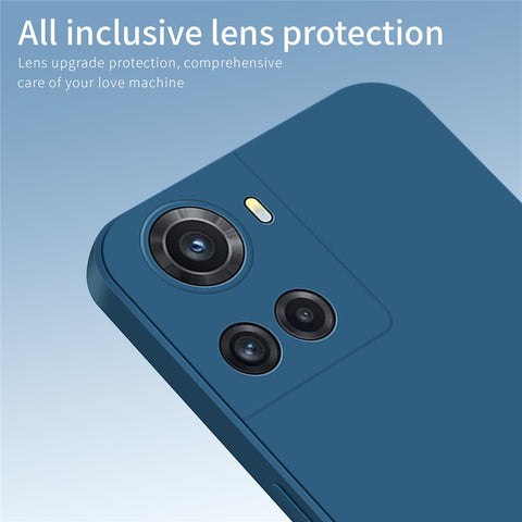 PINWUYO JK TPU-2 Series Back Case for OnePlus Ace 5G / 10R 5G Fiber Flocking Lining Precise Cutouts TPU Phone Cover