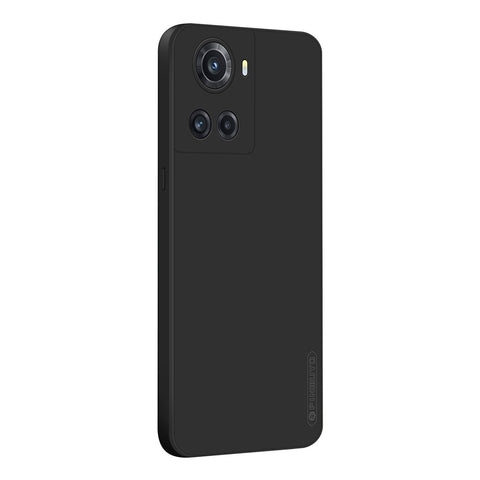 PINWUYO JK TPU-2 Series Back Case for OnePlus Ace 5G / 10R 5G Fiber Flocking Lining Precise Cutouts TPU Phone Cover