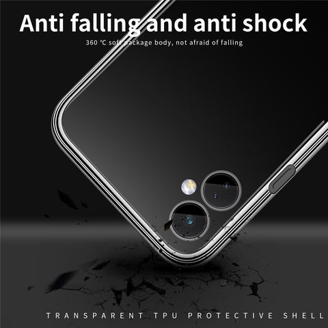 MOFI For OnePlus Nord CE 3 Lite 5G / Nord N30 5G Shockproof Transparent Protective Case Soft TPU Phone Cover