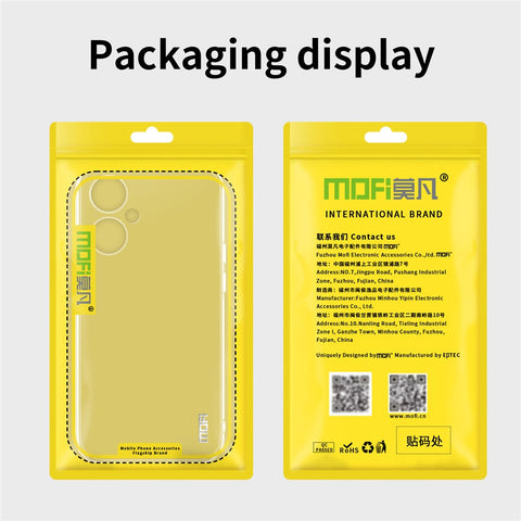 MOFI For OnePlus Nord CE 3 Lite 5G / Nord N30 5G Shockproof Transparent Protective Case Soft TPU Phone Cover