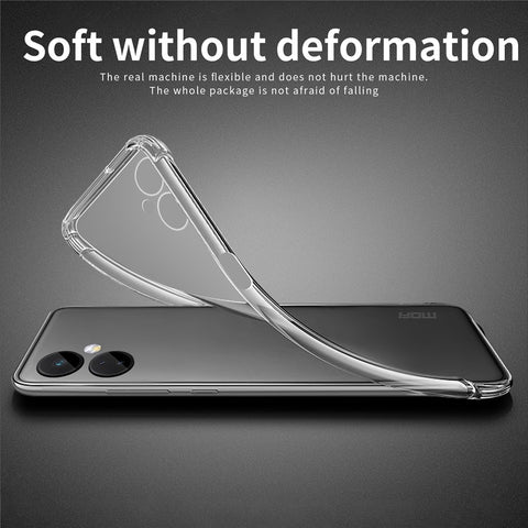 MOFI For OnePlus Nord CE 3 Lite 5G / Nord N30 5G Shockproof Transparent Protective Case Soft TPU Phone Cover