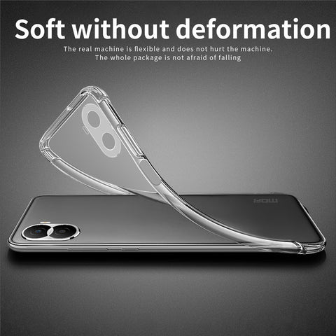 MOFI For Huawei Enjoy 60 Transparent Soft TPU Case Scratch-resistant Protective Phone Cover