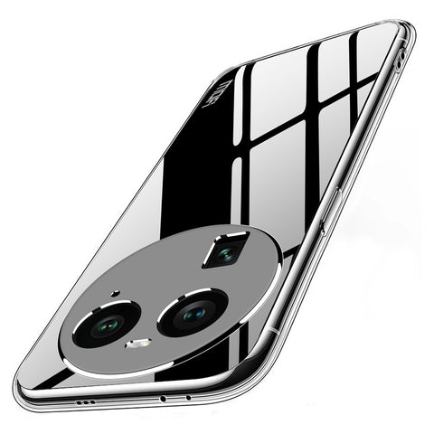 MOFI For Oppo Find X6 Transparent Soft TPU Protective Case Shockproof Phone Cover