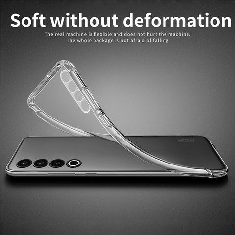 MOFI TPU Shell for Meizu 20 Pro Transparent Protective Case Drop Resistant Phone Cover