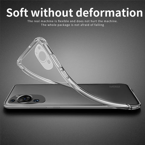 MOFI TPU Shell for Huawei P60 Art Protective Case Drop Resistant Transparent Phone Cover