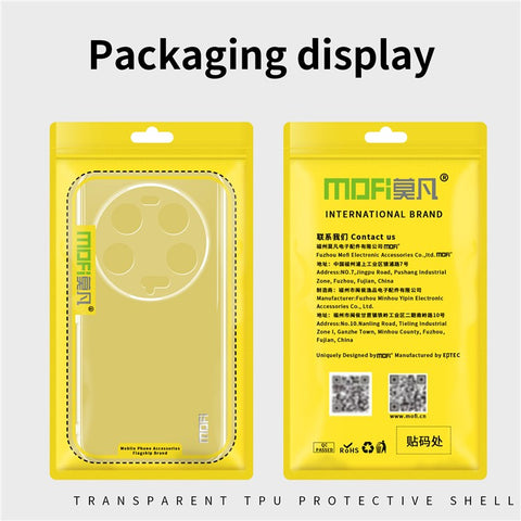 MOFI For Xiaomi 13 Ultra Transparent Phone Case Drop-proof Soft TPU Phone Cover