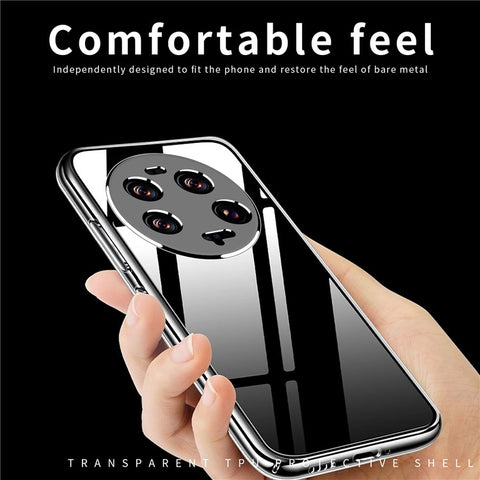 MOFI For Xiaomi 13 Ultra Transparent Phone Case Drop-proof Soft TPU Phone Cover