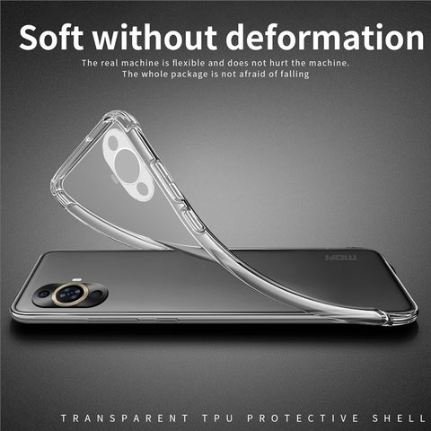 MOFI For Huawei nova 11 / nova 12s 4G / nova 12 Lite 4G Transparent TPU Case Scratch-resistant Cell Phone Cover