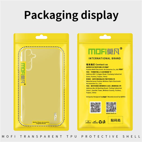 MOFI For Samsung Galaxy M54 5G / F54 5G TPU Phone Case Transparent Anti-scratch Cell Phone Cover
