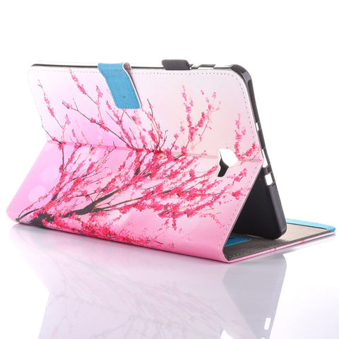 For Samsung Galaxy Tab A 10.1 (2016) T580 T585 Patterned Leather Card Slot Shell