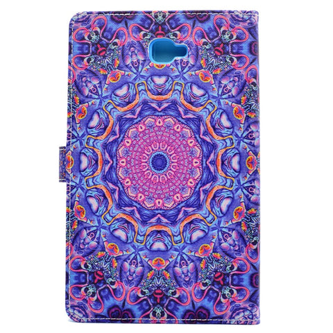 Wallet Leather Patterned Stand Case for Samsung Tab A 10.1 (2016) T580 T585