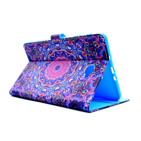 Wallet Leather Patterned Stand Case for Samsung Tab A 10.1 (2016) T580 T585