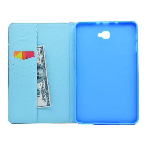 Wallet Leather Patterned Stand Case for Samsung Tab A 10.1 (2016) T580 T585