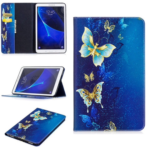 Pattern Printing Leather Wallet Flip Cover for Samsung Galaxy Tab A 10.1 (2016) T580 T585