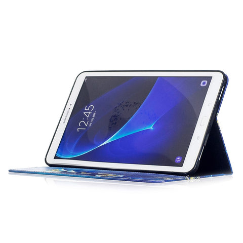 Pattern Printing Leather Wallet Flip Cover for Samsung Galaxy Tab A 10.1 (2016) T580 T585