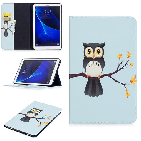 Pattern Printing Leather Wallet Flip Cover for Samsung Galaxy Tab A 10.1 (2016) T580 T585