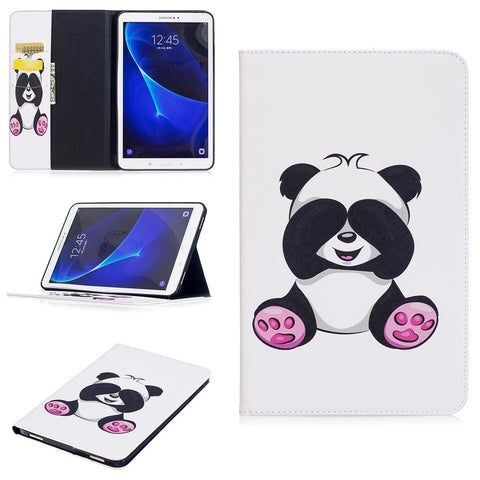 Pattern Printing Leather Wallet Flip Cover for Samsung Galaxy Tab A 10.1 (2016) T580 T585