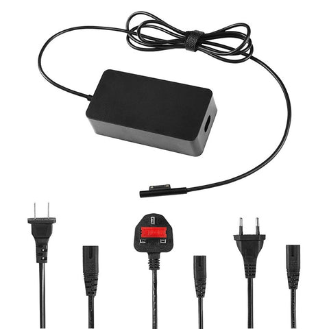 15V 4A Power Charger Adapter for Microsoft Pro 5/4/3, Surface Book 2017/1706/1800/1735/1736