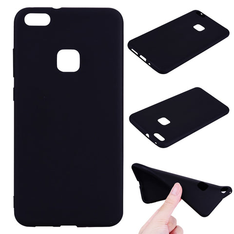 For Huawei P10 Lite Frosted Anti-fingerprint Soft TPU Phone Cover