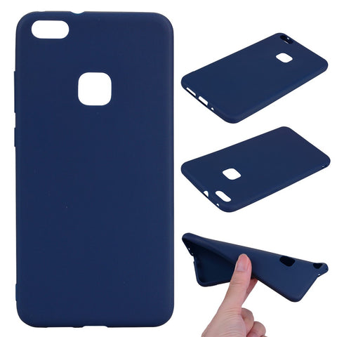 For Huawei P10 Lite Frosted Anti-fingerprint Soft TPU Phone Cover