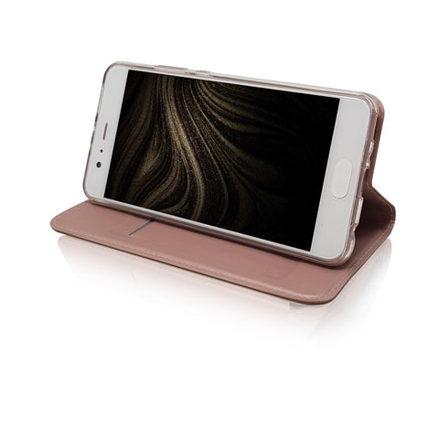 Magnetic Stand Leather Phone Case with Card Slot for Huawei P10