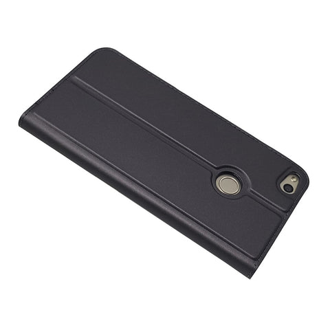 Magnetic Card Holder Stand Leather Protective Cover Case for Huawei P8 Lite (2017) / Honor 8 Lite