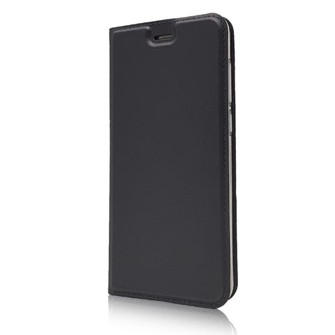 Magnetic Card Holder Stand Leather Protective Cover Case for Huawei P8 Lite (2017) / Honor 8 Lite