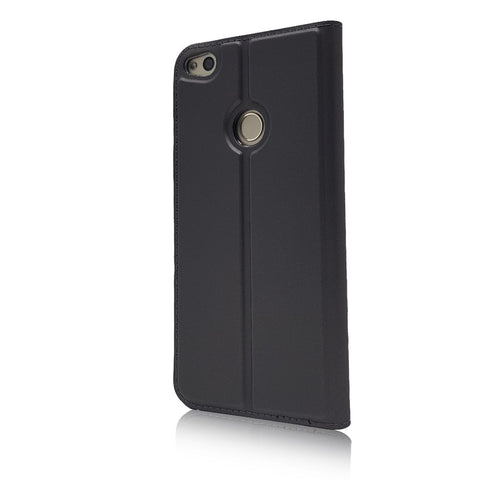 Magnetic Card Holder Stand Leather Protective Cover Case for Huawei P8 Lite (2017) / Honor 8 Lite