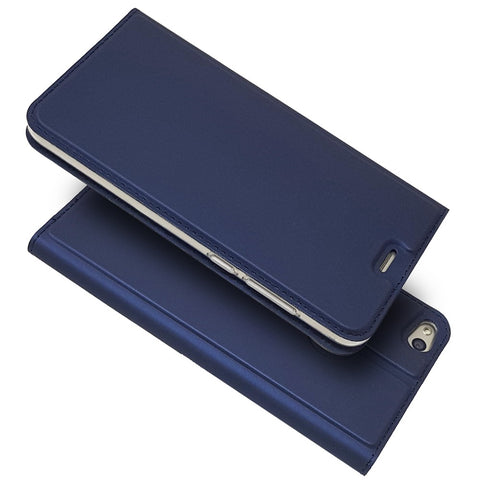 Magnetic Card Holder Stand Leather Protective Cover Case for Huawei P8 Lite (2017) / Honor 8 Lite