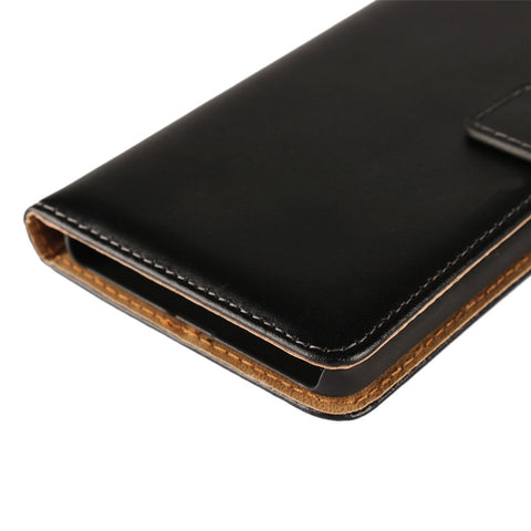 Crazy Horse Genuine Leather Magnetic Wallet Case for Huawei Mate 10 Pro