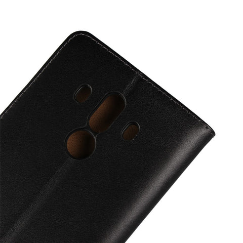 Crazy Horse Genuine Leather Magnetic Wallet Case for Huawei Mate 10 Pro