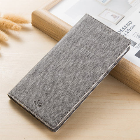 VILI DMX Style Auto-absorbed Leather Card Holder Phone Case Accessory for Huawei Mate 10 Lite