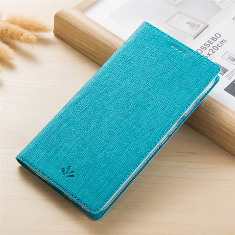 VILI DMX Style Auto-absorbed Leather Card Holder Phone Case Accessory for Huawei Mate 10 Lite