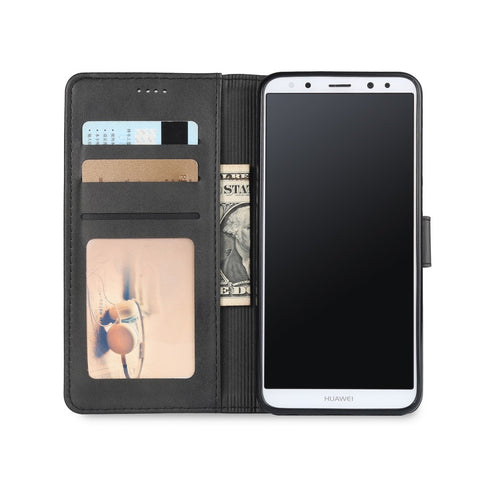 LC.IMEEKE for Huawei Mate 10 Lite / nova 2i / Maimang 6 / Honor 9i (India) PU Leather Wallet Stand Case Mobile Phone Accessory