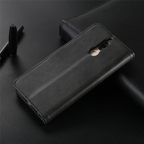 LC.IMEEKE for Huawei Mate 10 Lite / nova 2i / Maimang 6 / Honor 9i (India) PU Leather Wallet Stand Case Mobile Phone Accessory
