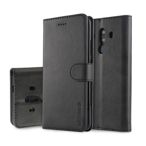 LC.IMEEKE for Huawei Mate 10 Pro PU Leather Wallet Stand Case with Card Slots