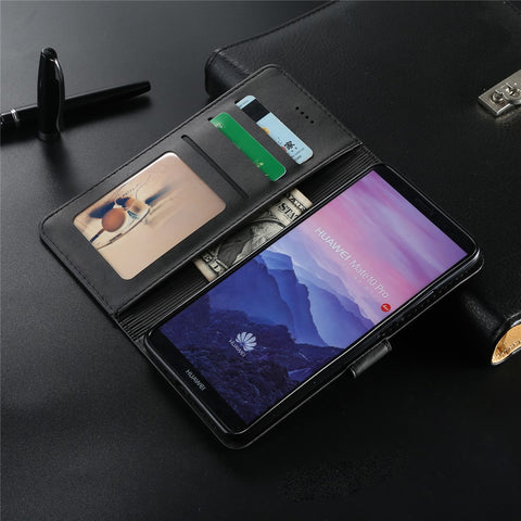 LC.IMEEKE for Huawei Mate 10 Pro PU Leather Wallet Stand Case with Card Slots