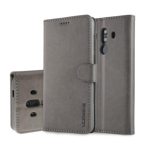 LC.IMEEKE for Huawei Mate 10 Pro PU Leather Wallet Stand Case with Card Slots