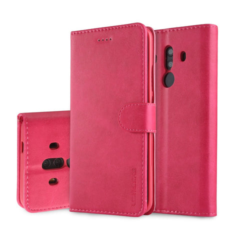 LC.IMEEKE for Huawei Mate 10 Pro PU Leather Wallet Stand Case with Card Slots